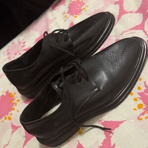 Oxford Black Men's Leather Derbys